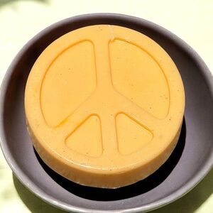 Citrus vanilla mint soap 3x3in 8oz shea butter based handmade